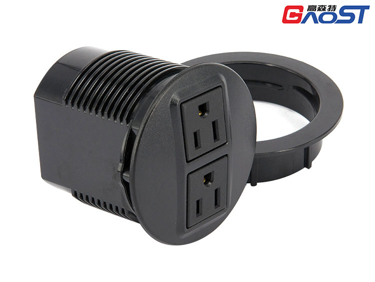 GS233-180-02暗装圆形美标插座