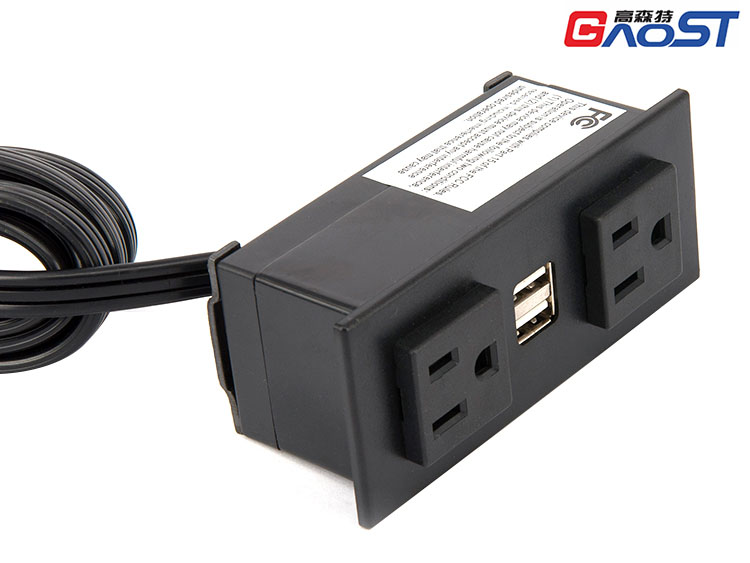 GS233-212暗装美式排插