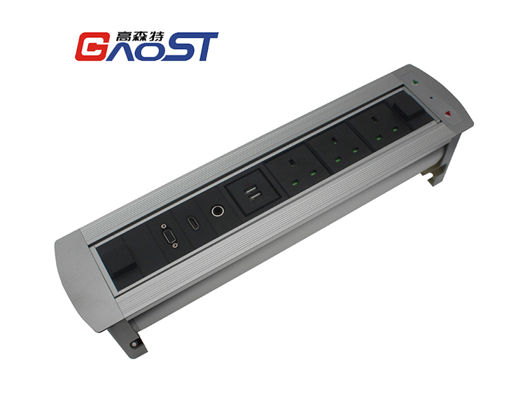 电动翻转桌面插座GS001-12