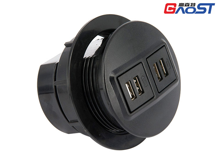 GS233-180-03暗装圆形美标插座