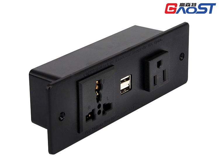 GS233-134-07暗装美标排插