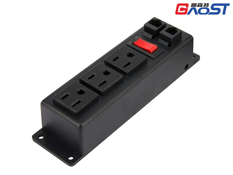 GS233-133-08明装美标UL认证排插
