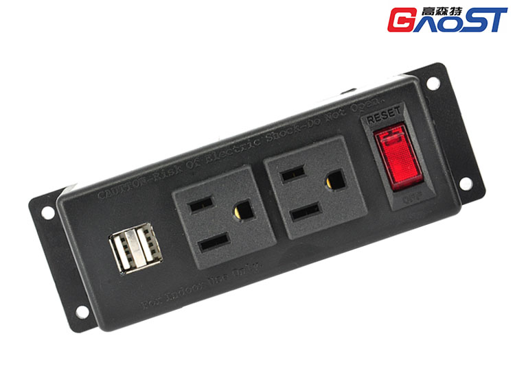 GS233-136-02明装美规排插