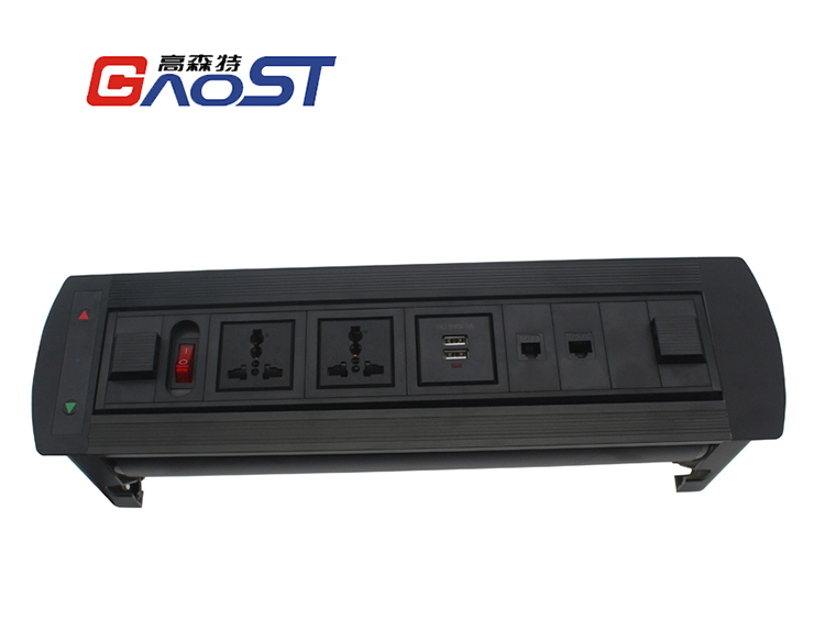 电动翻转桌面插座GS001-10