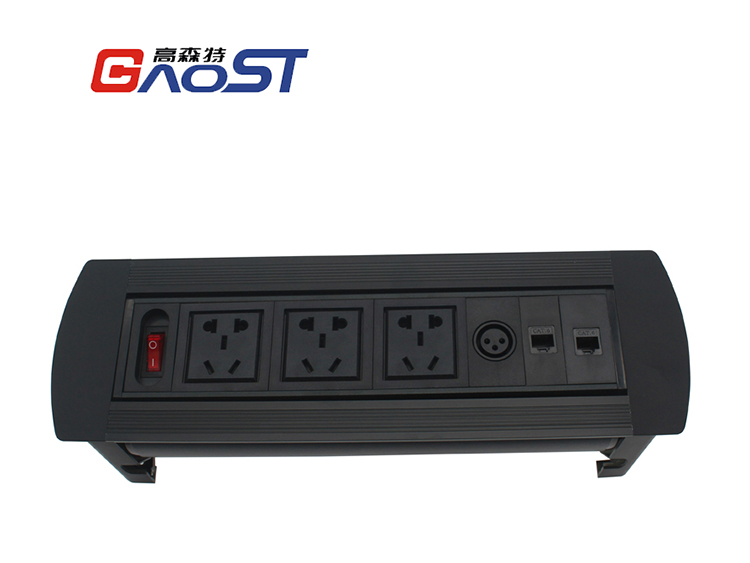 手动翻转桌面插座GS501-10