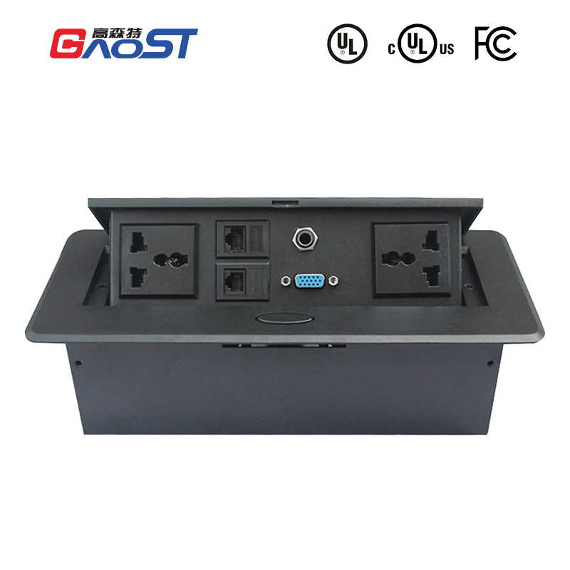 GS201新国标2，网2，VGA,音频，黑色