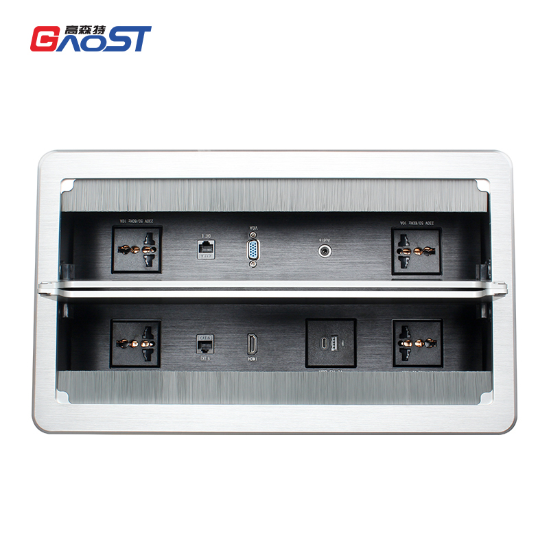 GS301新国标4，网络2，A+C,HDMI,VGA，音频，银色-