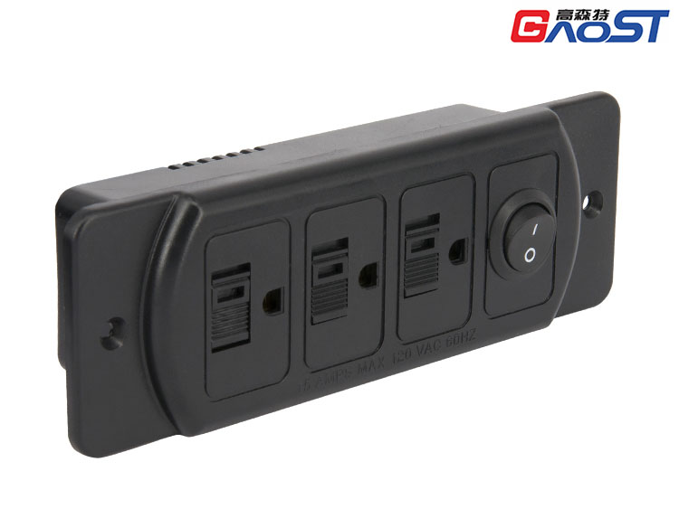 GS233-302暗装美式排插