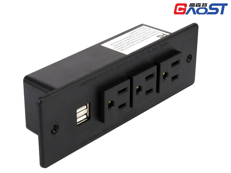 GS233-134-03暗装美标排插