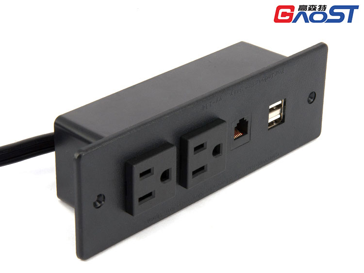 GS233-134-01暗装美标排插