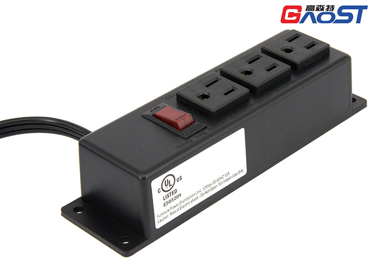 GS233-133-03明装美标UL认证排插