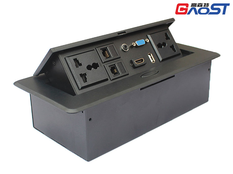 GS614按弹式桌面插座