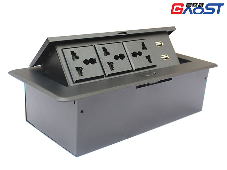 GS608按弹式桌面插座