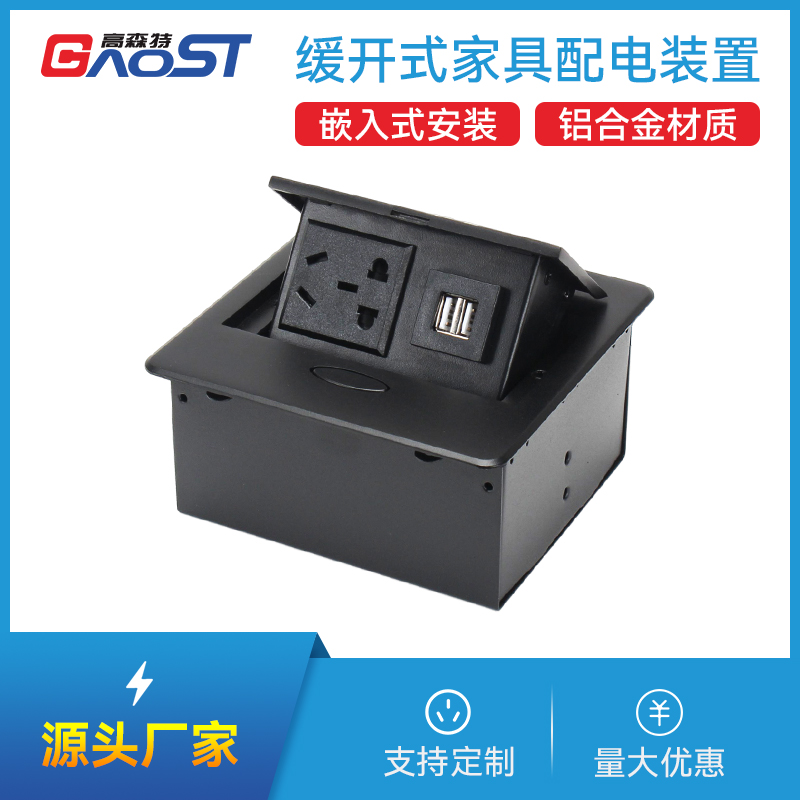 GS206新国标，双A口，黑色